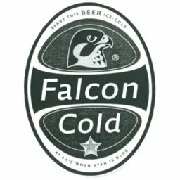 FALCON COLD SERVE THIS BEER ICE COLD AT +4 C – varumärkesbild för Carlsberg Sverige Aktiebolag