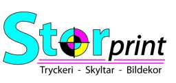 Storprint Tryckeri Skyltar Bildekor – varumärkesbild för Storprint Grafiska AB