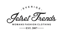 Jetset Trends EST. 2007 SVERIGE WOMANS FASHION CLOTHING – varumärkesbild för Säljassistent Norden AB