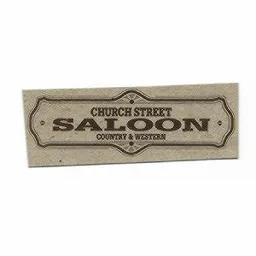 CHURCH STREET SALOON COUNTRY & WESTERN – varumärkesbild för Restaurang Gefle Wapen Aktiebolag