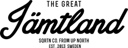 THE GREAT Jämtland SQRTN CO. FROM UP NORTH EST. 2013 SWEDEN – varumärkesbild för Sqrtn Company AB