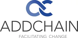 ADDCHAIN Facilitating Change – varumärkesbild för Addchain AB
