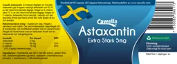 Cawells Astaxantin  Extra Stark 5mg – varumärkesbild för Cawells AB