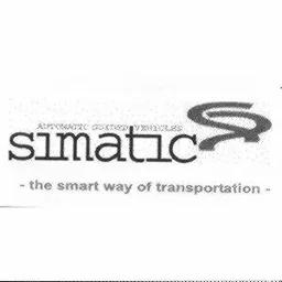 SIMATIC AUTOMATIC GUIDED VEHICLES THE SMART – varumärkesbild för Simatic Aktiebolag