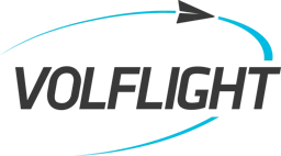 VOLFLIGHT – varumärkesbild för Vflight AB