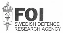 FOI SWEDISH DEFENCE RESEARCH AGENCY – varumärke, TOTALFÖRSVARETS FORSKNINGSINSTITUT, FOI