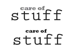 Care of stuff – varumärkesbild för Gentlemen's agreement AB