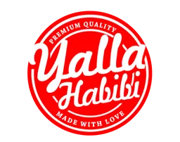 Yalla Habibi PREMIUM QUALITY MADE WITH LOVE – varumärkesbild för yalla habibi AB