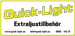 Quick-Light Extraljustillbehör www.quick-light.se info@Quick-light.se0910-14231 – varumärkesbild för PROLED i Skellefteå AB