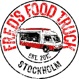 FredsFoodTruck STOCKHOLM EST. 2012 – varumärkesbild för Fred's Food Truck AB