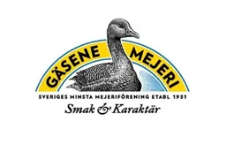 GÄSENE MEJERI SVERIGES MINSTA MEJERIFÖRENING ETABL 1931 Smak & Karaktär – varumärke, Gäsene Mejeriförening Ekonomisk förening
