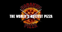 HARAKIRI PIZZA THE WORLD´S HOTTEST PIZZA – varumärkesbild för Danske Kungen AB