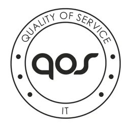 QOS QUALITY OF SERVICE IT – varumärkesbild för InfraCom QoS AB