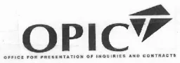 OPIC OFFICE FOR PRESENTATION OF INQUIRIES AND CONTRACTS – varumärkesbild för Mercell Sverige AB