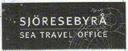 SJÖRESEBYRÅ SEA TRAVEL OFFICE FIG.138 – varumärkesbild för PM Scandinavia Tourist Consulting AB