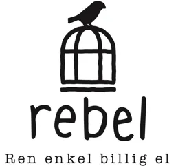 rebel Ren enkel billig el – varumärkesbild för Rebel Elhandel AB