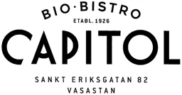 CAPITOL BIO BISTRO SANKT ERIKSGATAN 82 VASASTAN ETABL. 1926 – varumärkesbild för Kinematografen St Erik AB