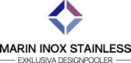 MARIN INOX STAINLESS  exklusiva designpooler – varumärkesbild för Scandinavianluxepool AB
