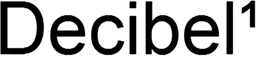Decibel¹ – varumärkesbild för Aprobo Aktiebolag