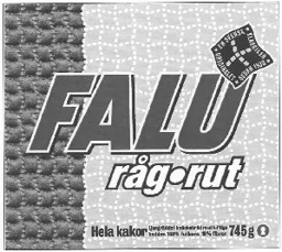 FALU RÅG RUT ORIGINALET EN SVENSK KLASSIKER SEDAN 1939 Hela kakor – varumärkesbild för Barilla Sverige AB