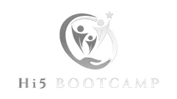 Hi5 BOOTCAMP – varumärkesbild för Simon and Leonards Bootcamps AB