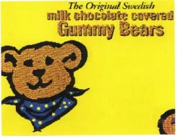 THE ORIGINAL SWEDISH MILK CHOCOLATE COVERED GUMMY BEARS – varumärkesbild för Cloetta AB