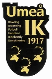 UMEÅ IK 1917 BOWLING BROTTNING FOTBOLL HANDBOLL INNEBANDY KONSTÅKNING – varumärke, UMEÅ IDROTTSKLUBB