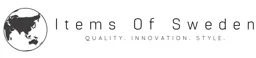 Items Of Sweden. QUALITY. INNOVATION. STYLE. – varumärkesbild för Sista versen 73888 AB