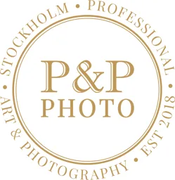 P&P PHOTO STOCKHOLM PROFESSIONAL ART & PHOTOGRAPHY EST 2018 – varumärkesbild för P&P Photo Stockholm AB