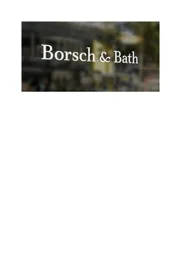 Borsch & Bath – varumärkesbild för Odessa AB