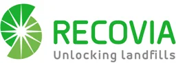RECOVIA Unlocking landfills – varumärkesbild för Recovia AB