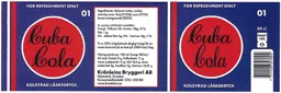Cuba Cola KOLSYRAD LÄSKEDRYCK FOR REFRESHMENT ONLY Cuba Cola KOLSYRAD LÄSKEDRYCK FOR REFRESHMENT ONLY Krönleins Bryggeri AB Halmstad, Sweden Konsumentkontakt: 035-100100 www.kronleins.se – varumärkesbild för Krönleins Bryggeri Aktiebolag