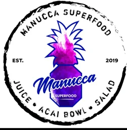 MANUCCA SUPERFOOD EST 2019 JUICE ACAI BOWL SALAD MANUCCA SUPERFOOD – varumärkesbild för Nabel Consulting AB
