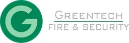 G GREENTECH FIRE & SECURITY – varumärkesbild för Greentech Fire & Security Stockholm AB