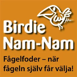 Birdie Nam-Nam Fågelfoder - när fågeln själv får välja! – varumärkesbild för Agortus AB