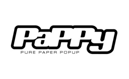 PaPPy PURE PAPER POPUP – varumärkesbild för Babadook AB