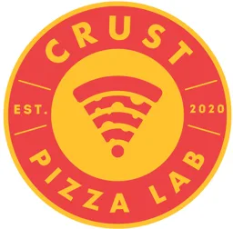 CRUST PIZZA LAB EST. 2020 – varumärkesbild för True Pizza AB
