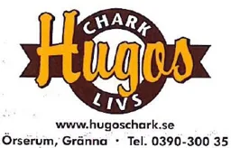 Hugos CHARK LIVS www.hugoschark.se Örserum, Gränna Tel.0390-300 35 – varumärkesbild för ALNG Handel Aktiebolag