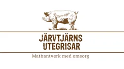 Järvtjärns utegrisar Mathantverk med omsorg – varumärkesbild för Järvtjärns Utegrisar AB