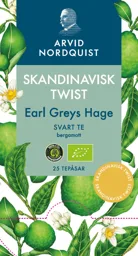 ARVID NORDQUIST SKANDINAVISK TWIST Earl Greys Hage SVART TE bergamott 25 TEPÅSAR SKANDINAVISK TWIST SKANDINAVISK TWIST 100% CO2 compensated – varumärke, Arvid Nordquist Handelsaktiebolag