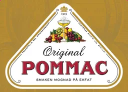 Original POMMAC SMAKEN MOGNAD PÅ EFKAT 1919 FRAMSTÄLLD ENL. ORIGINALRECEPT SERVERAS ALLTID VÄL AVKYLD! – varumärke, Carlsberg Sverige Aktiebolag
