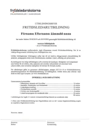 fritidsledarskolorna FOLKHÖGSKOLOR I SAMVERKAN UTBILDNINGSBEVIS FRITIDSLEDARUTBILDNING – varumärke, FRITIDSLEDARSKOLORNA