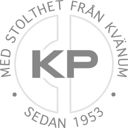 KP MED STOLTHET FRÅN KVÄNUM SEDAN 1953 – varumärke, Benders Dörr AB