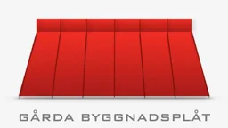 Gårda Byggnadsplåt – varumärkesbild för POGAB Plåt AB