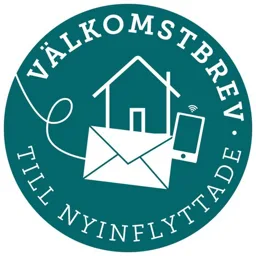 Välkomstbrev till nyinflyttade – varumärkesbild för Lidh Reklam Aktiebolag