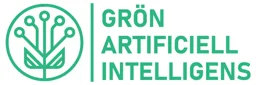 GRÖN ARTIFICIELL INTELLIGENS – varumärkesbild för Hyper Green AI Cloud AB