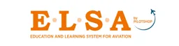 ELSA EDUCATION AND LEARNING SYSTEM FOR AVIATION by PILOTSHOP – varumärkesbild för Kungliga Svenska Aeroklubben KSAK Service Aktiebolag