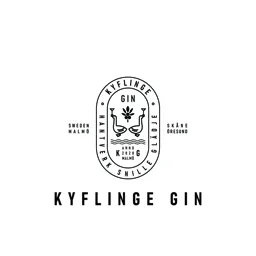 KYFLINGE GIN - HANTVERK SNILLE GLÄDJE , ANNO 2020 MALMÖ KG SWEDEN MALMÖ SKÅNE ÖRESUND – varumärkesbild för Kyflinge Gin AB