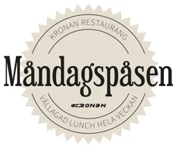 Måndagspåsen KRONAN KRONAN RESTAURANG VÄLLAGAD LUNCH HELA VECKAN – varumärkesbild för Mat & Nattliv i Vara AB