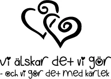 Vi älskar det vi gör - och vi gör det med kärlek – varumärkesbild för TUPP reklam AB